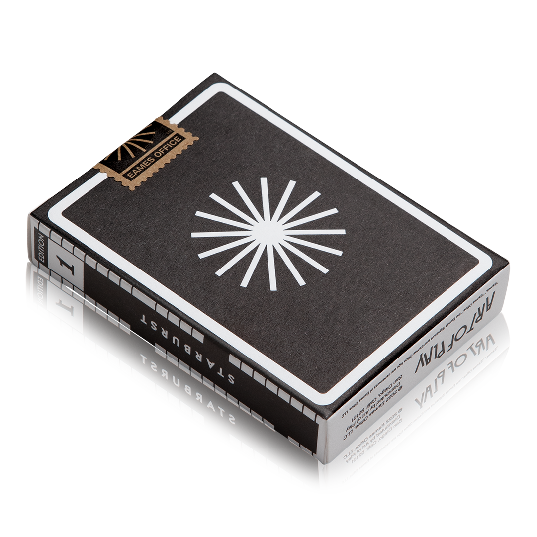 Art of Play | Spielkarten | Eames „Starburst“ Black Edition