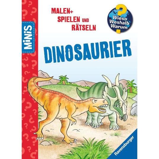 Ravensburger | Ravensburger Minis: Wieso? Weshalb? Warum? Malen, Spielen und Rätseln - Dinosaurier