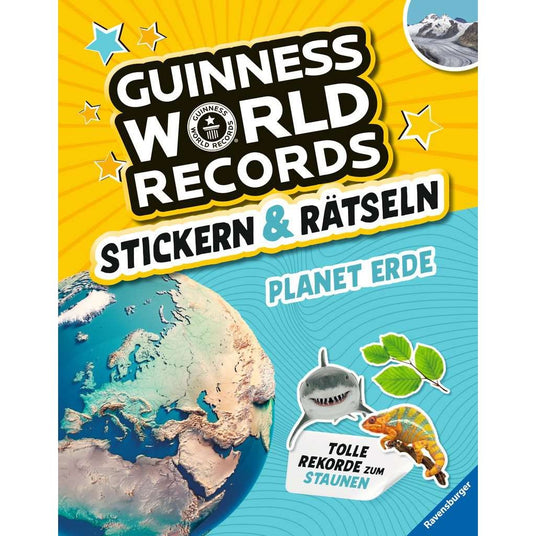 Ravensburger | Guinness World Records: Stickern & Rätseln - Planet Erde