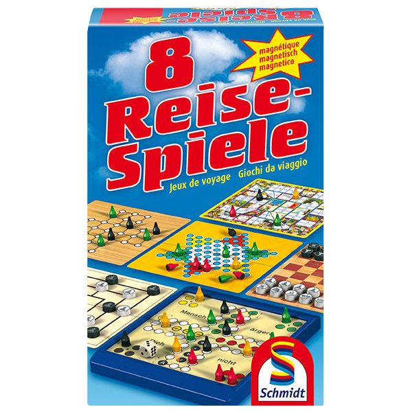 Schmidt Spiele | 8 Reise-Spiele, magnetisch