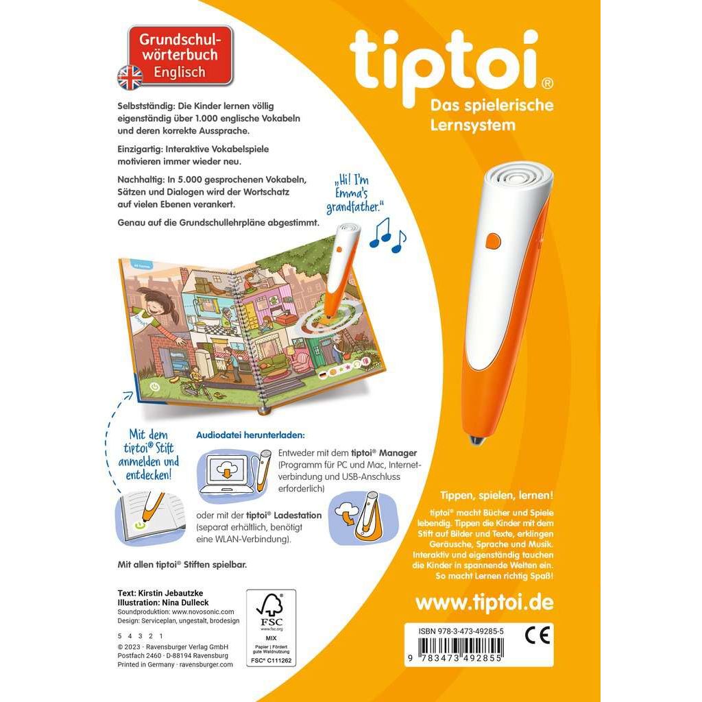 Ravensburger | tiptoi® Grundschulwörterbuch Englisch