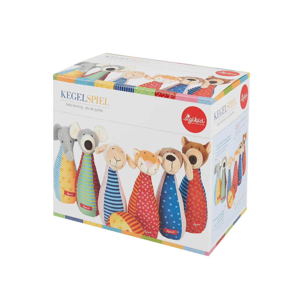 Sigikid | Kegelspiel aus Plüsch für Kleinkinder