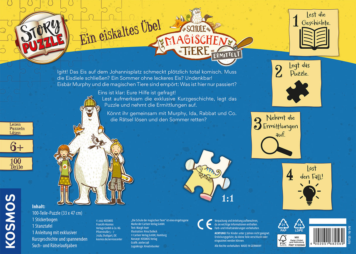 KOSMOS | Story-Puzzle: Die Schule der magischen Tiere ermittelt