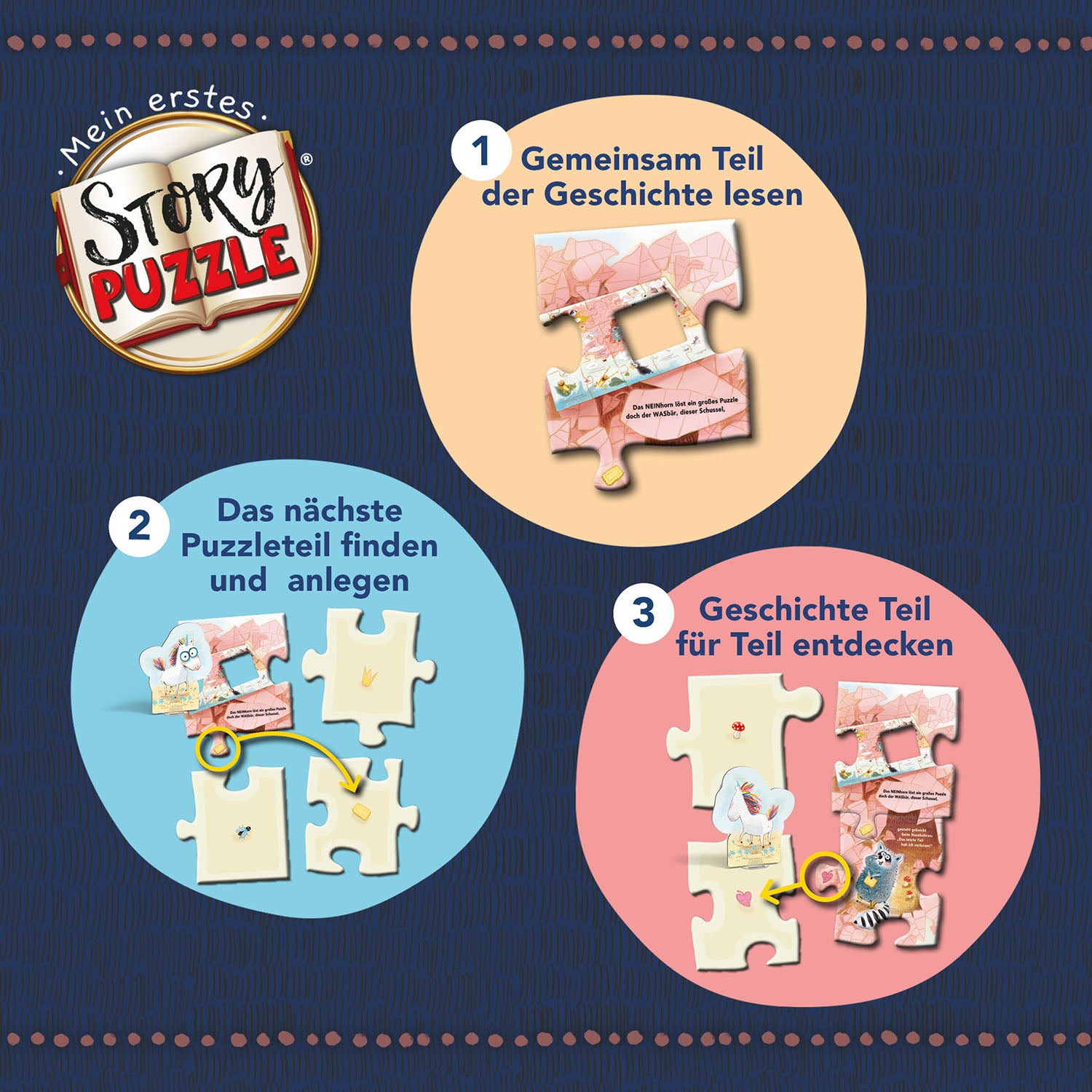 KOSMOS | Mein erstes Story-Puzzle: Das NEINhorn