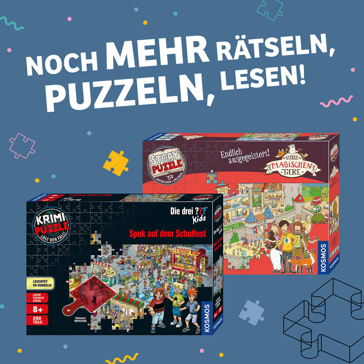 KOSMOS | Story Puzzle 200 Teile / Das kleine Böse Puzzle