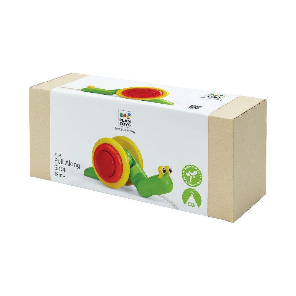 PlanToys | Nachziehtier Schnecke
