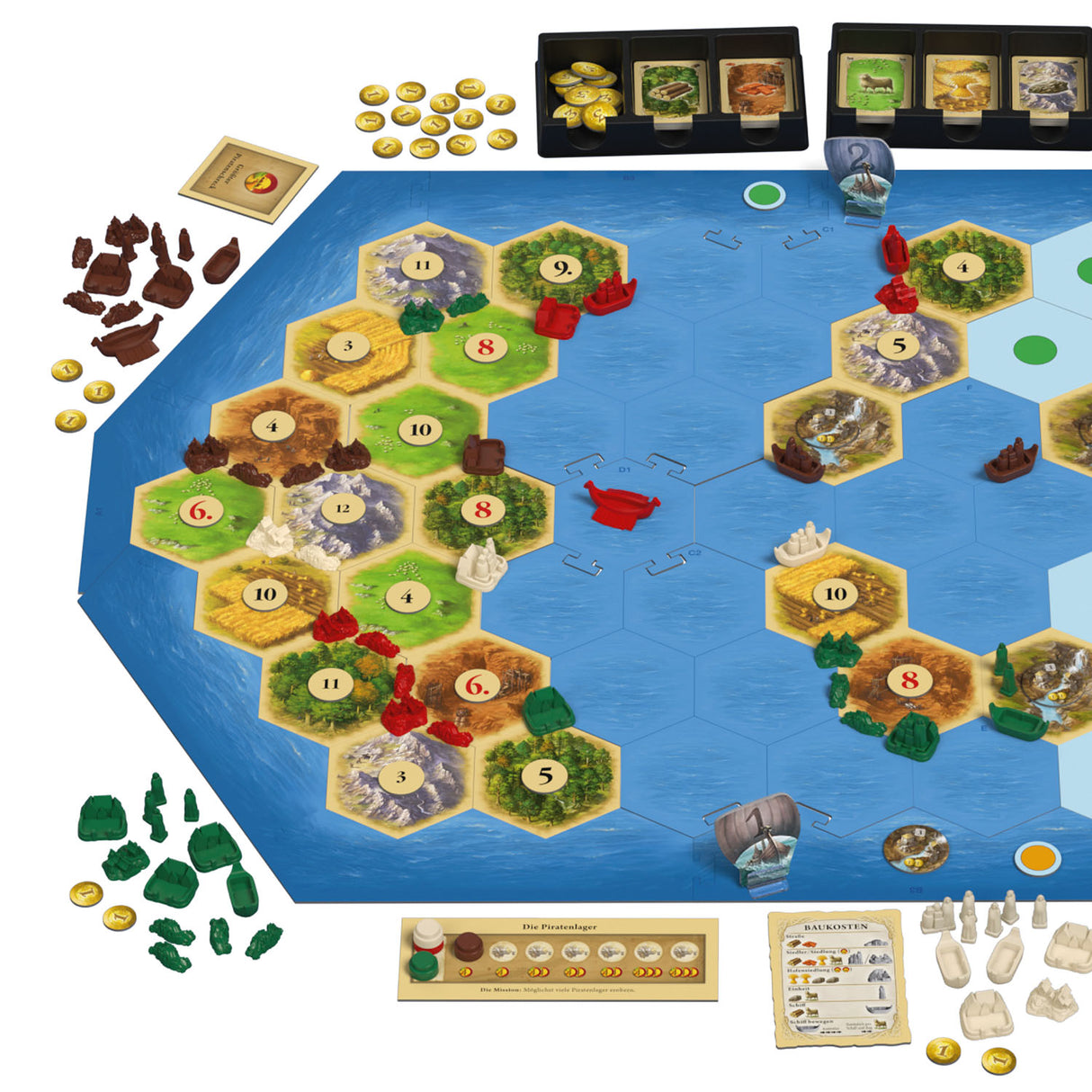 KOSMOS | CATAN - Ergänzung 5-6 Spieler - Entdecker & Piraten