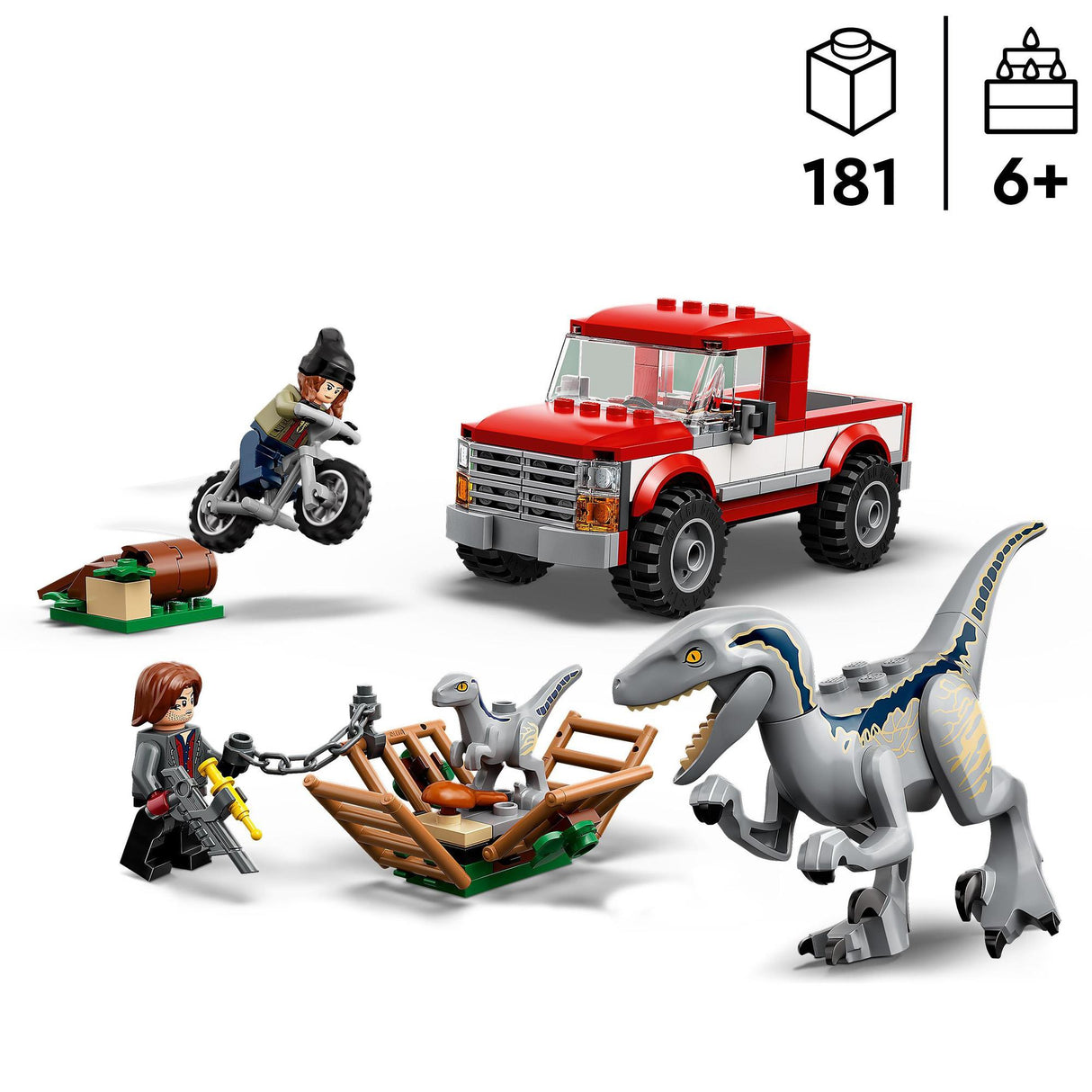 LEGO® | 76946 | Blue & Beta in der Velociraptor-Falle