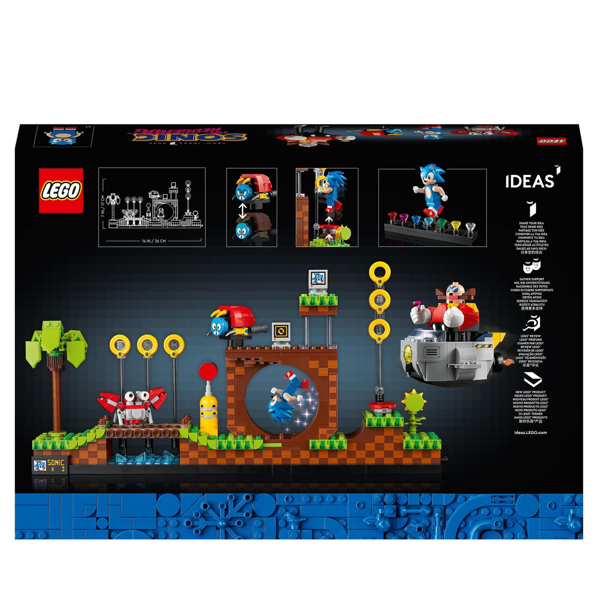 LEGO® | 21331 | Sonic the Hedgehog™ – Green Hill Zone