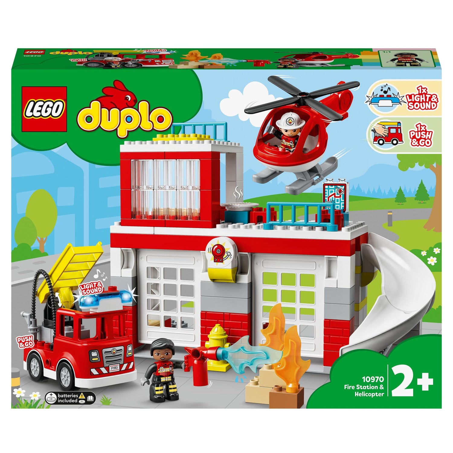 Lego® | 10970 | Feuerwehrwache mit Hubschrauber