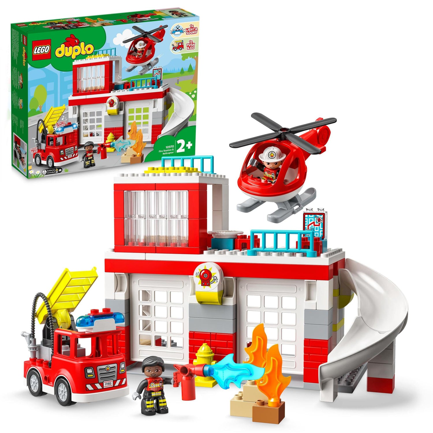 Lego® | 10970 | Feuerwehrwache mit Hubschrauber