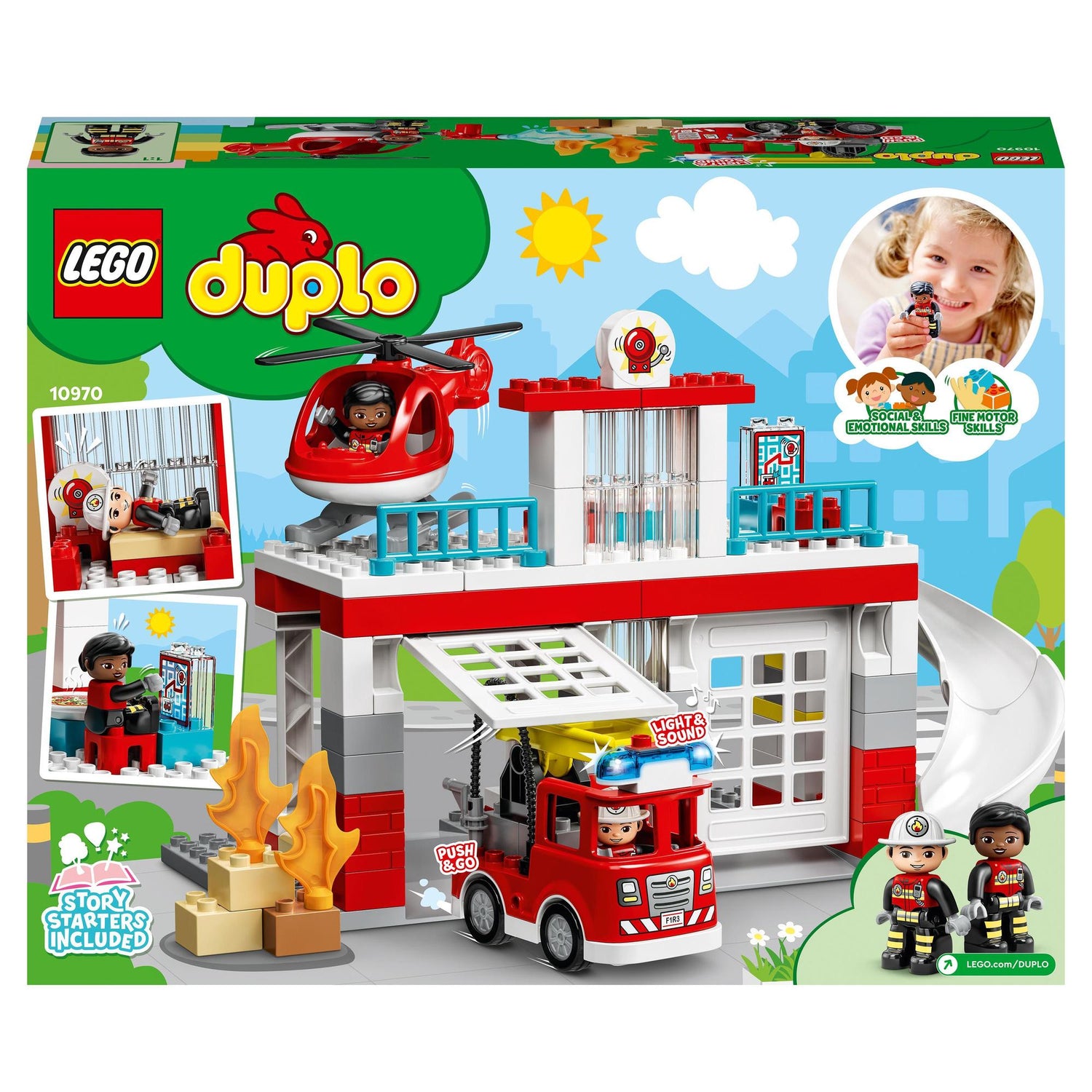Lego® | 10970 | Feuerwehrwache mit Hubschrauber