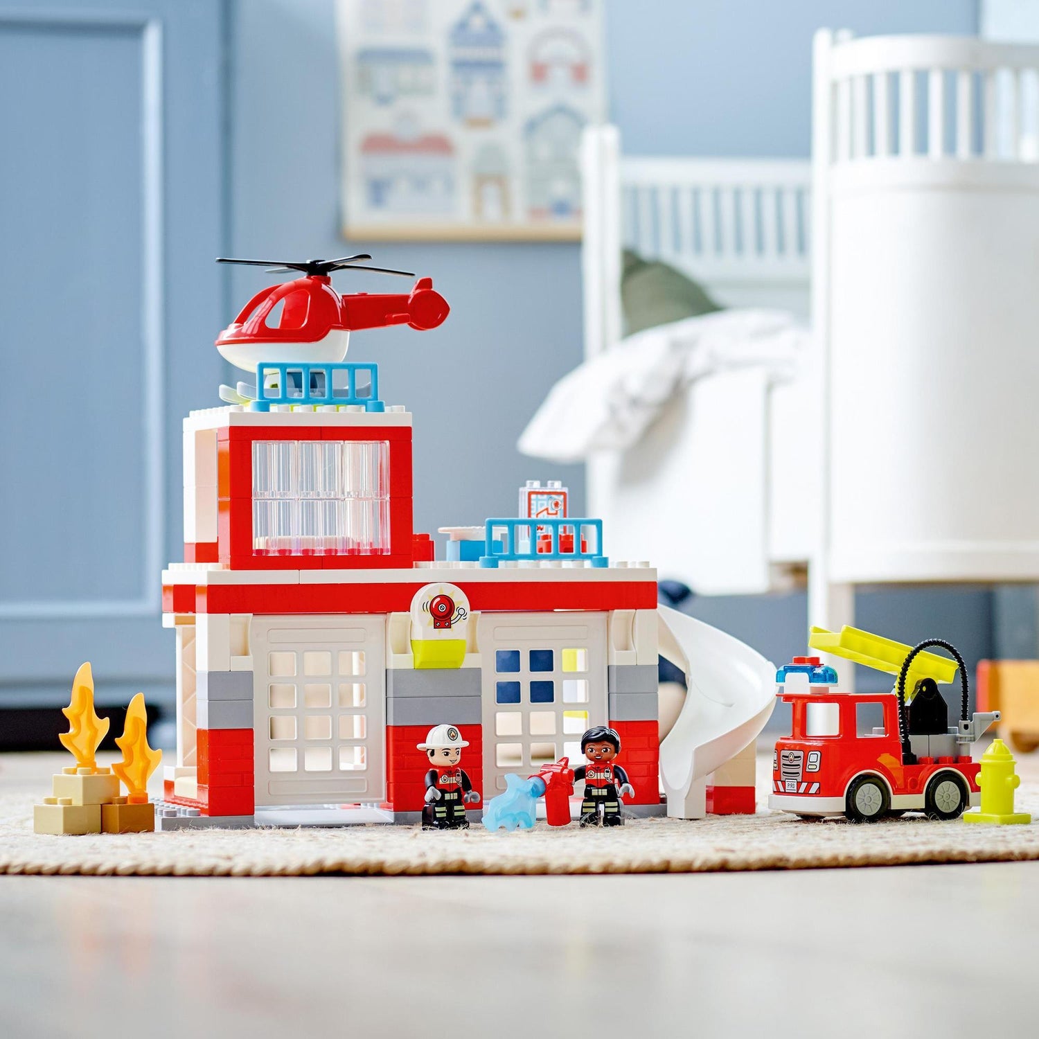 Lego® | 10970 | Feuerwehrwache mit Hubschrauber