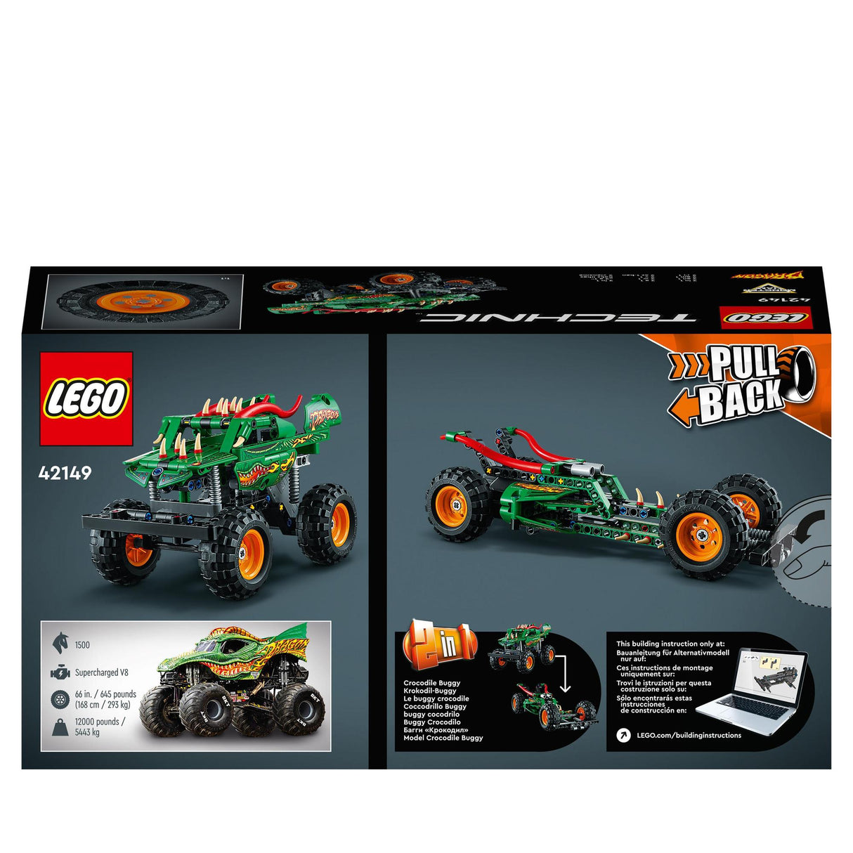 LEGO® | 42149 | Monster Jam™ Dragon™