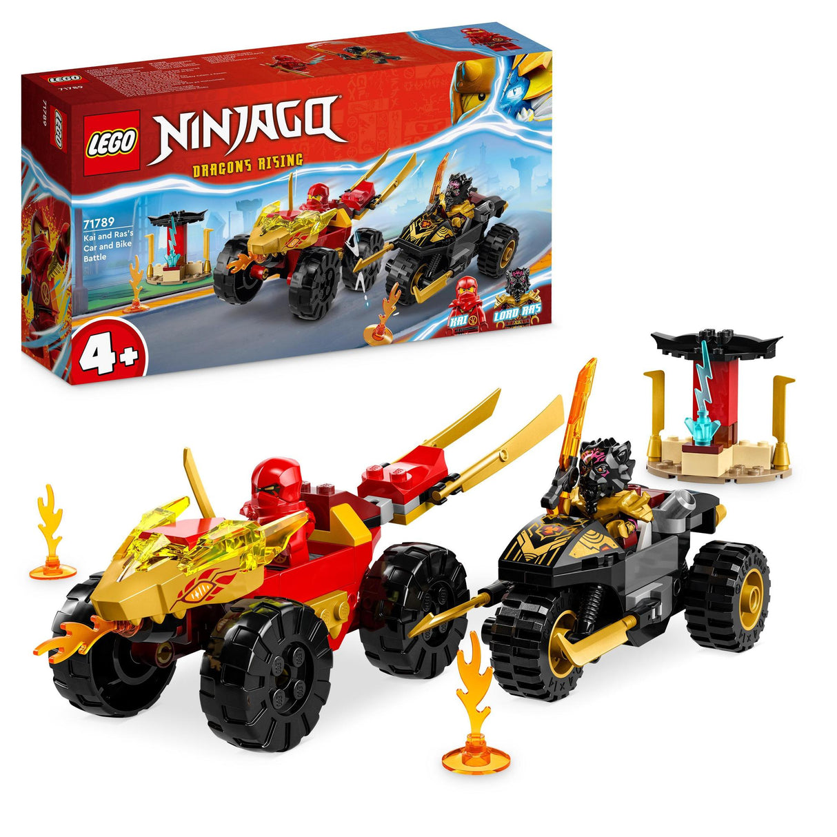 LEGO® | 71789 | Verfolgungsjagd mit Kais Flitzer und Ras' Mot