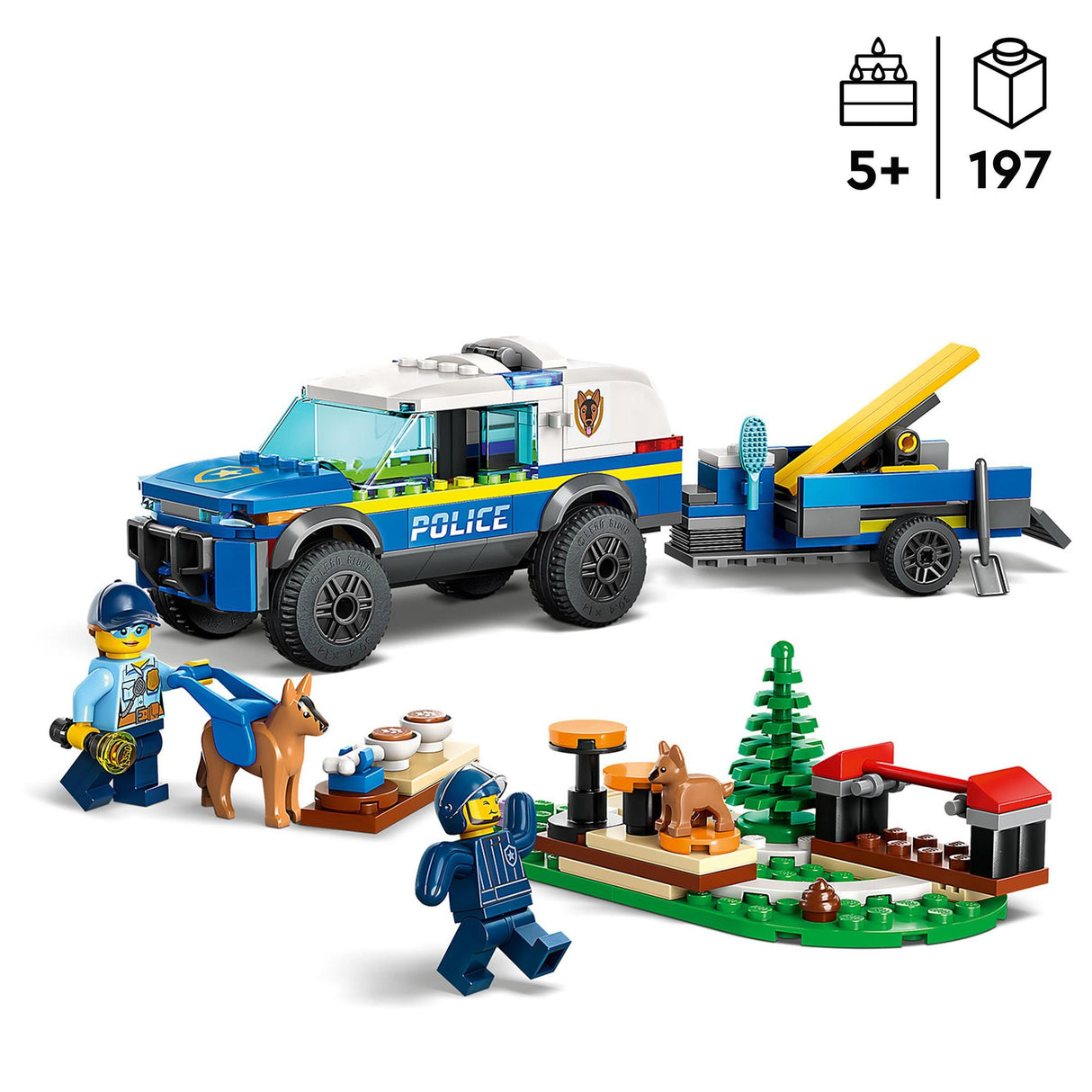 LEGO® | 60369 | Mobiles Polizeihunde-Training