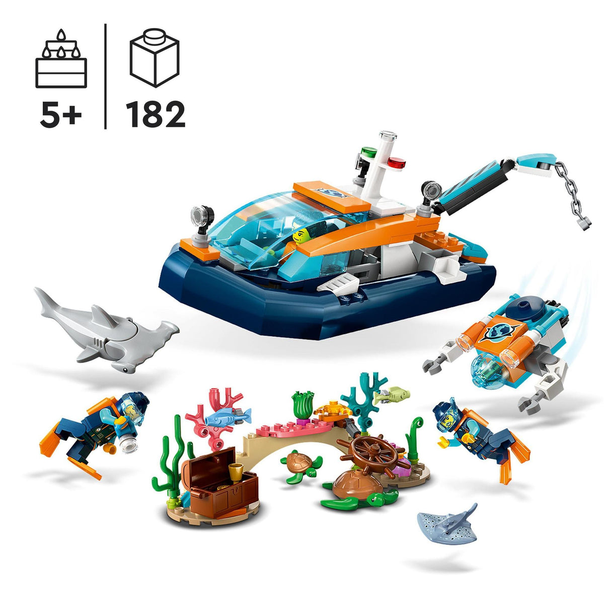 LEGO® | 60377 | Meeresforscher-Boot
