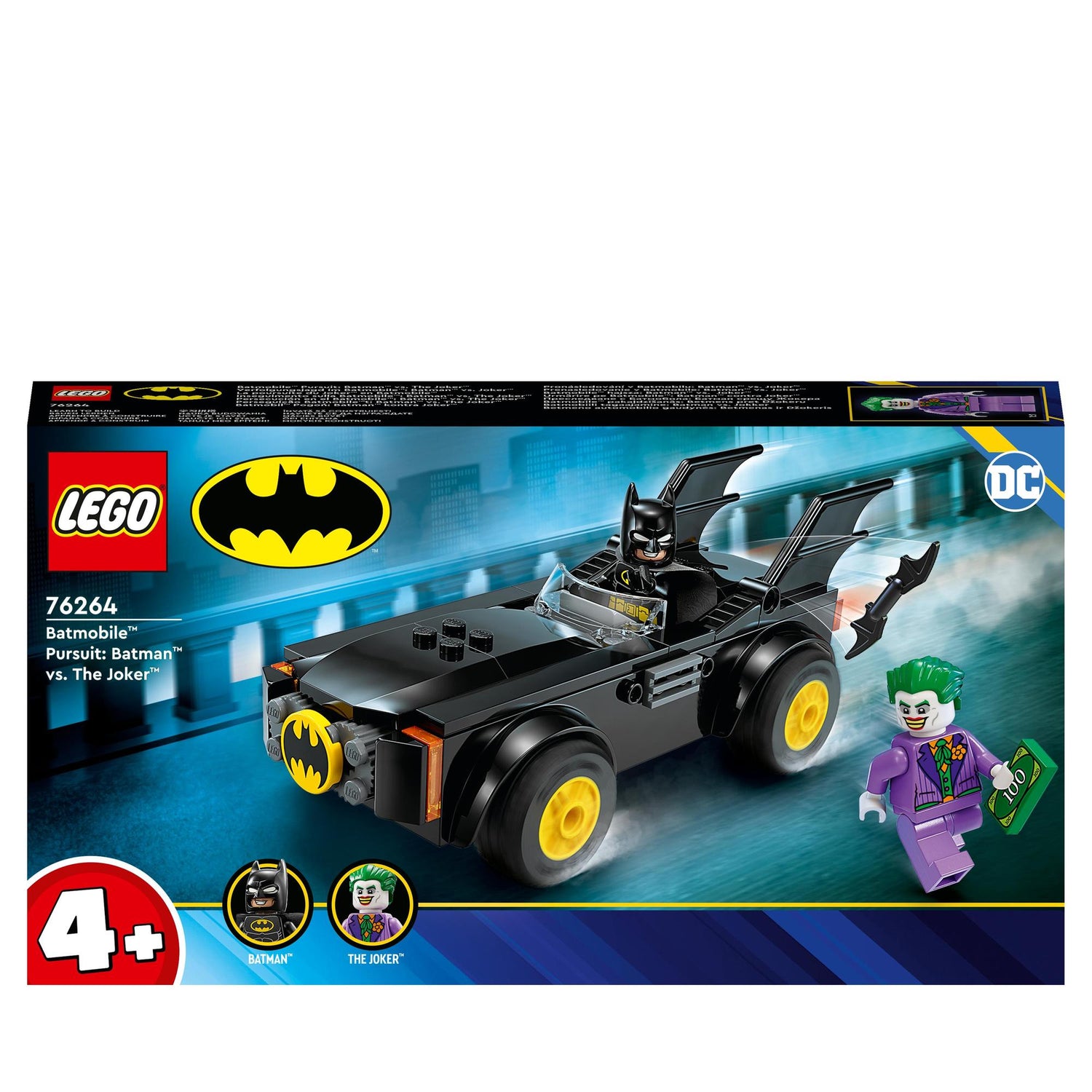 LEGO® | 76264 | Verfolgungsjagd im Batmobile: Batman vs. Joke