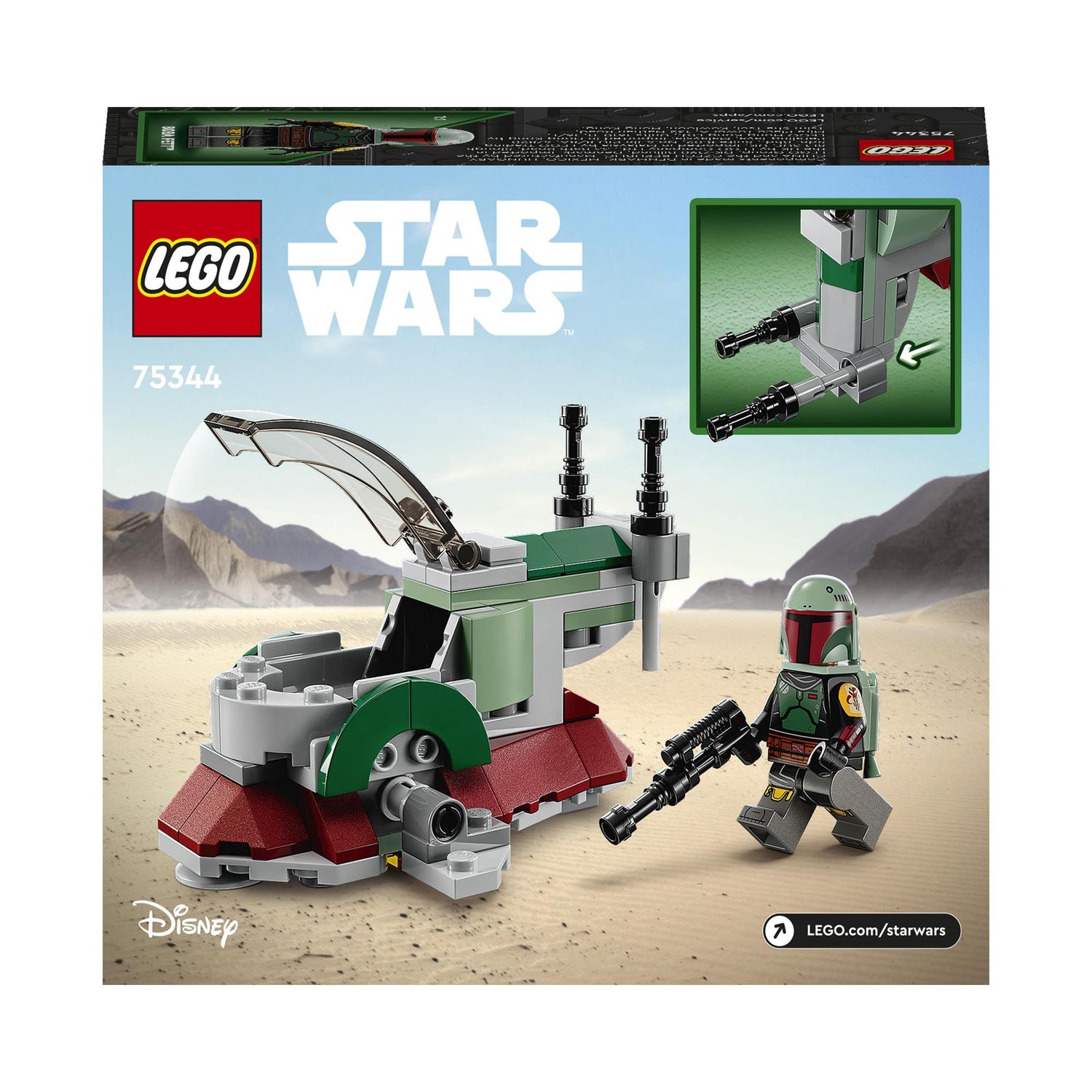 LEGO® | 75344 | Boba Fetts Starship™ – Microfighter