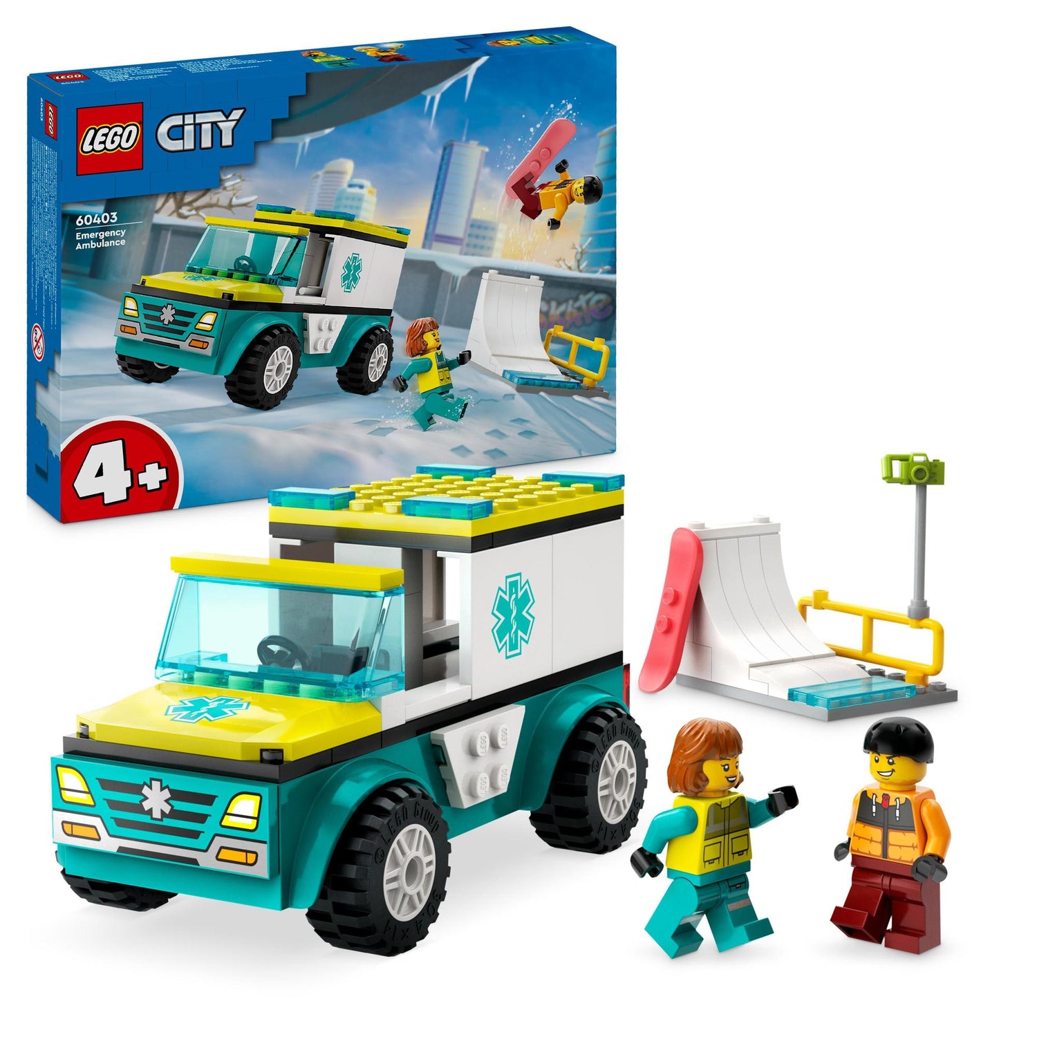 LEGO® | 60403 | Rettungswagen und Snowboarder