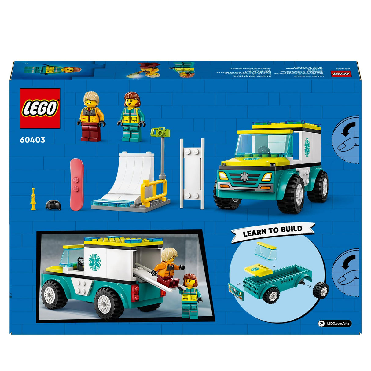 LEGO® | 60403 | Rettungswagen und Snowboarder
