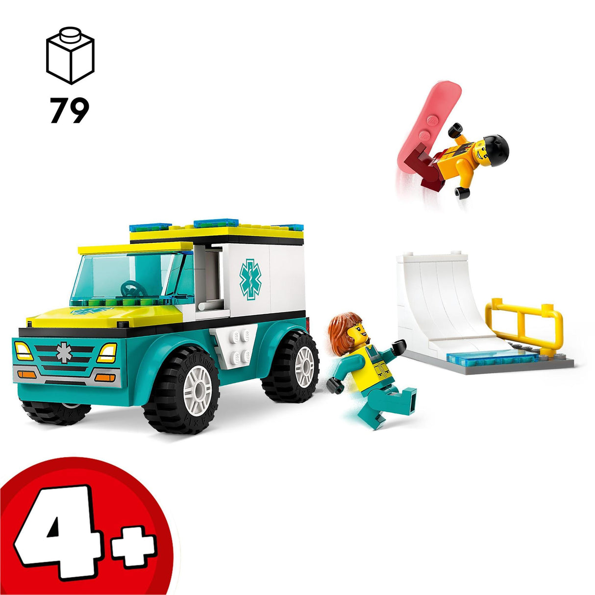 LEGO® | 60403 | Rettungswagen und Snowboarder