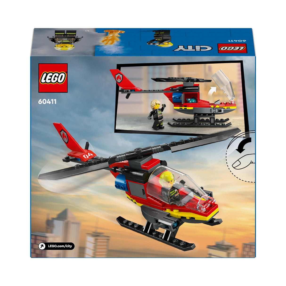 LEGO® | 60411 | Feuerwehrhubschrauber