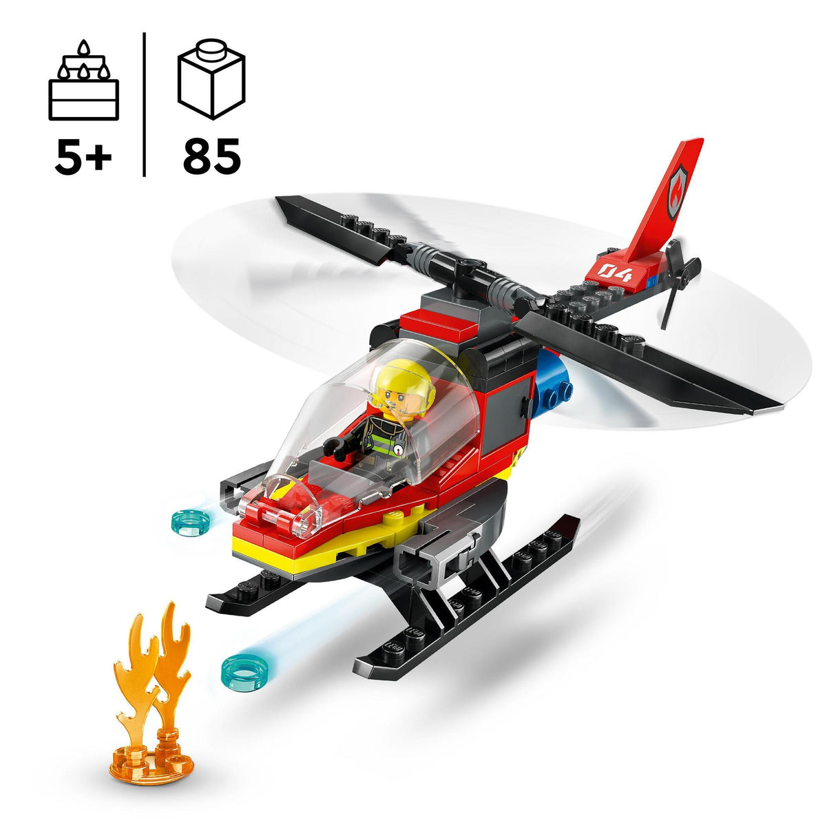 LEGO® | 60411 | Feuerwehrhubschrauber