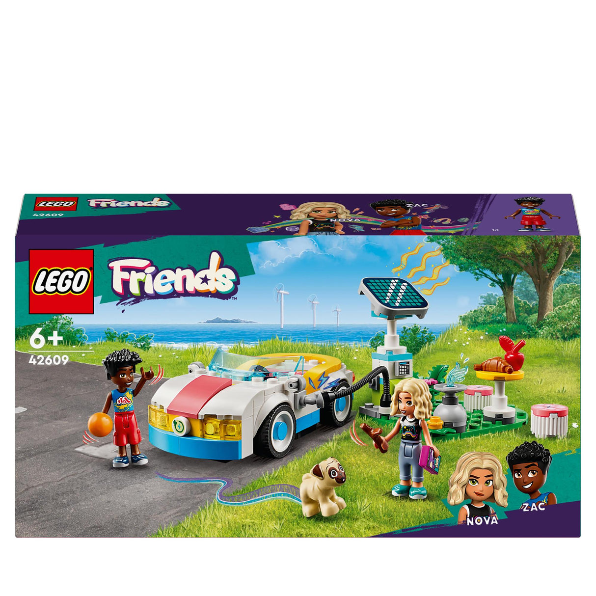 LEGO® | 42609 | E-Auto mit Ladestation