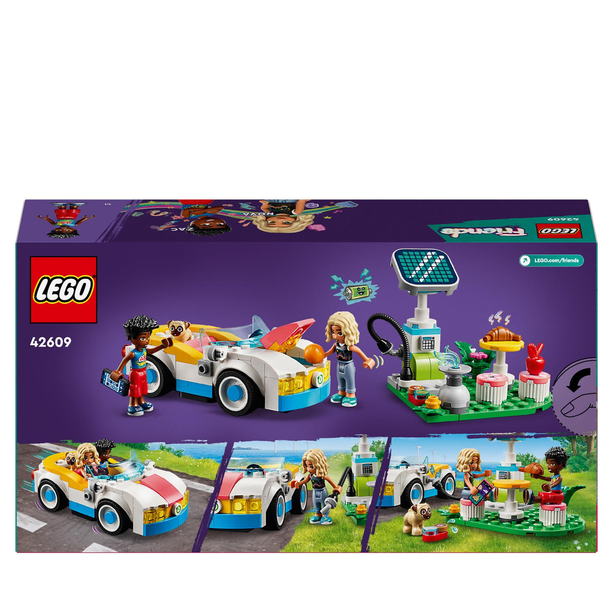 LEGO® | 42609 | E-Auto mit Ladestation
