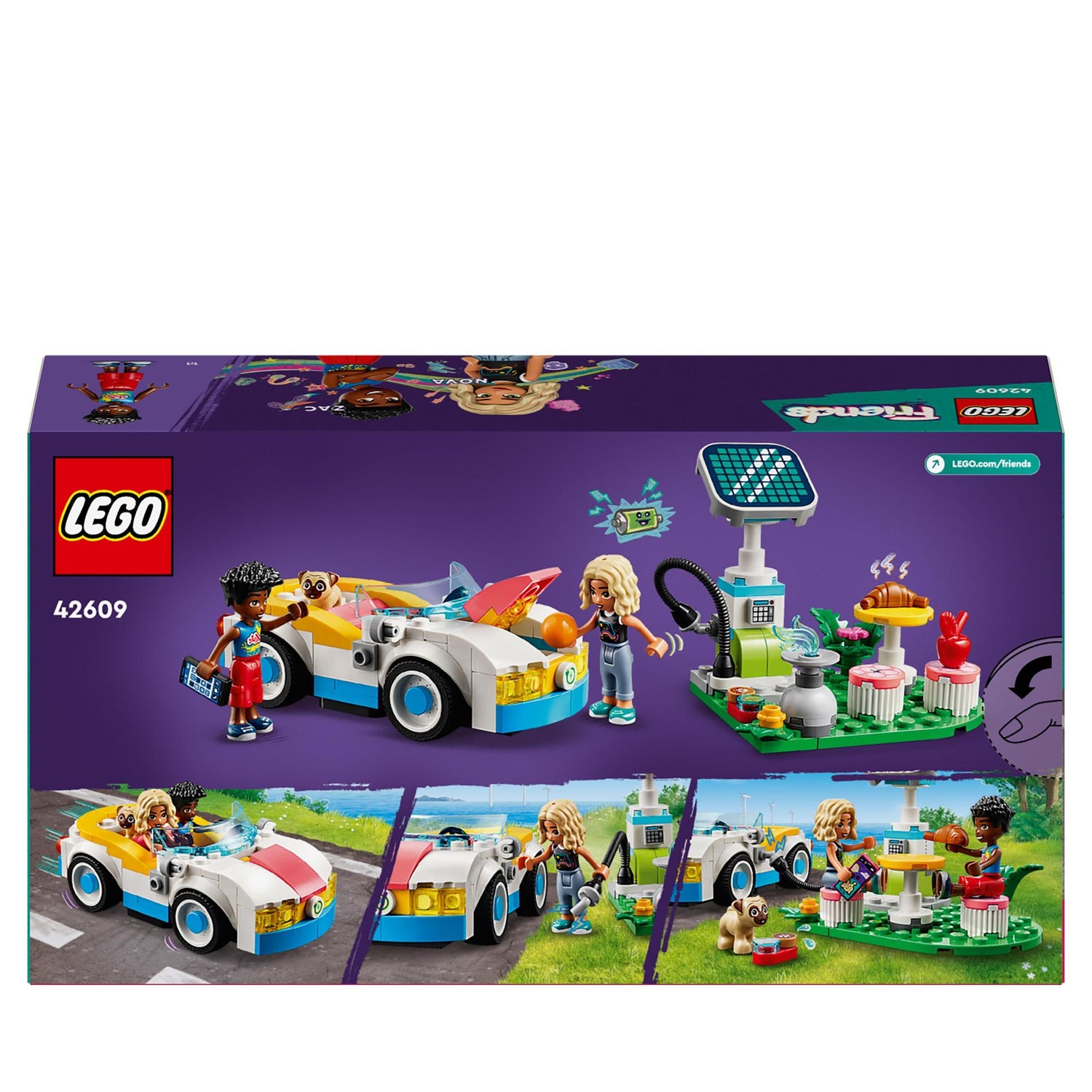 LEGO® | 42609 | E-Auto mit Ladestation