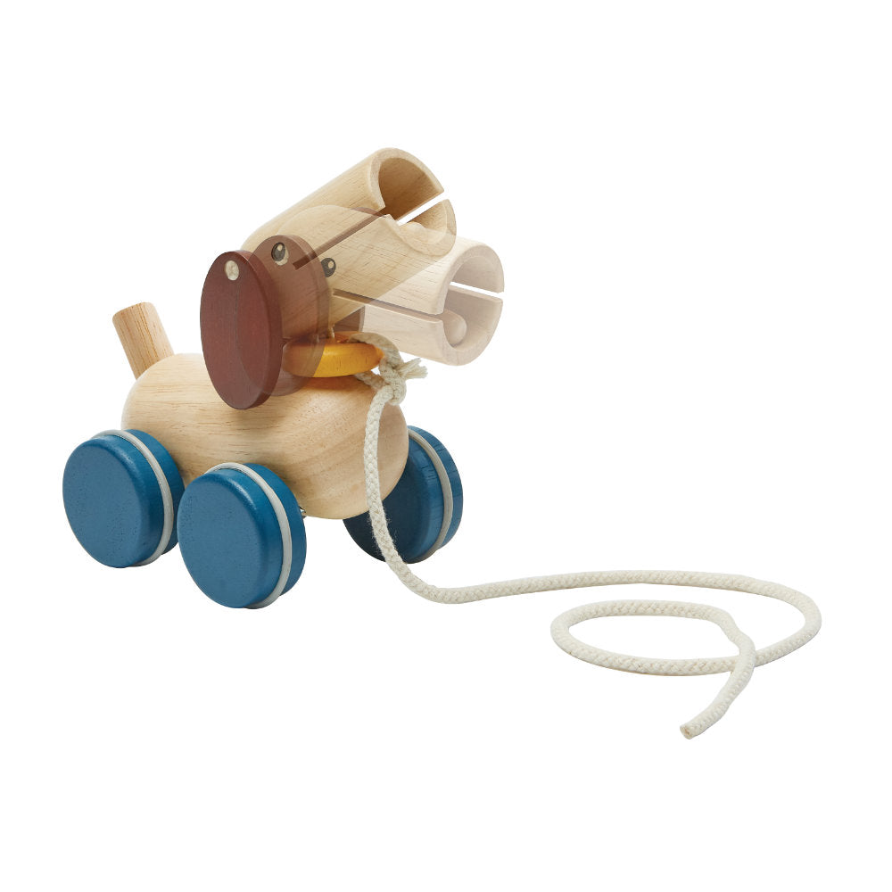 PlanToys | Nachziehtier Welpe