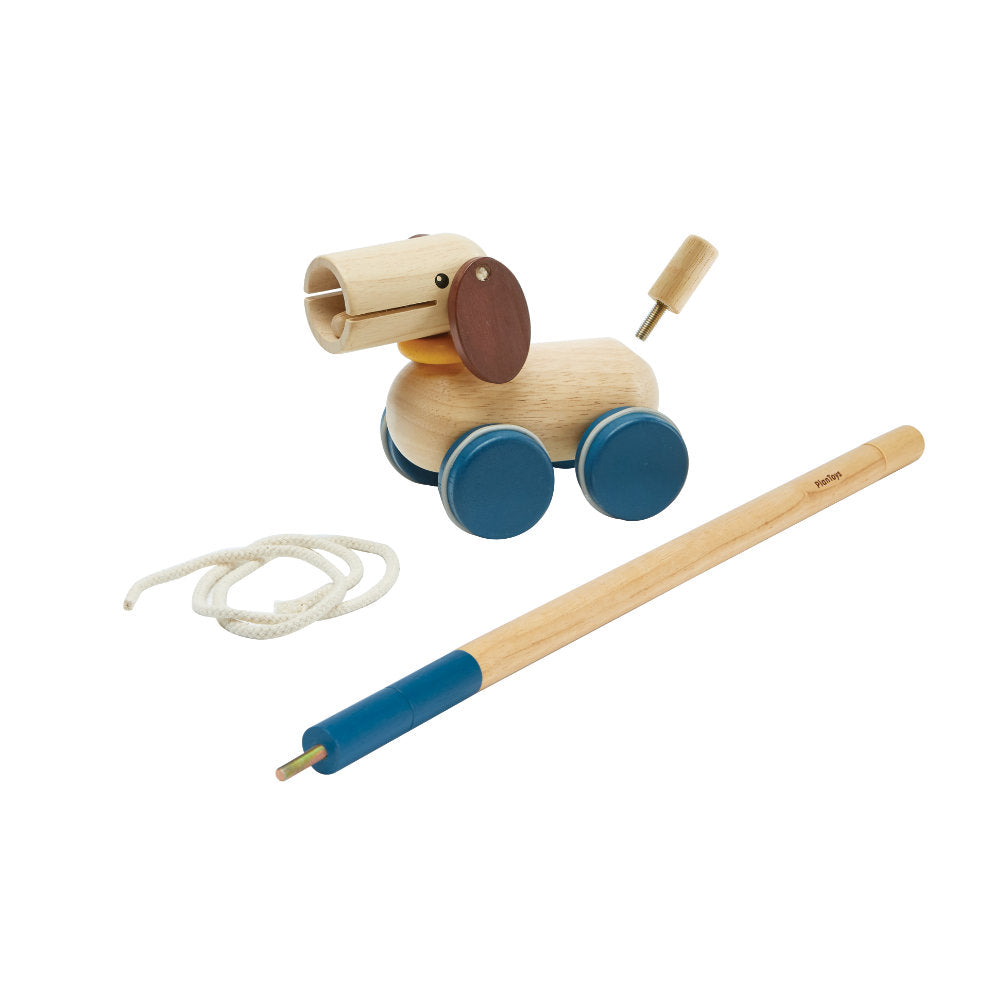 PlanToys | Nachziehtier Welpe