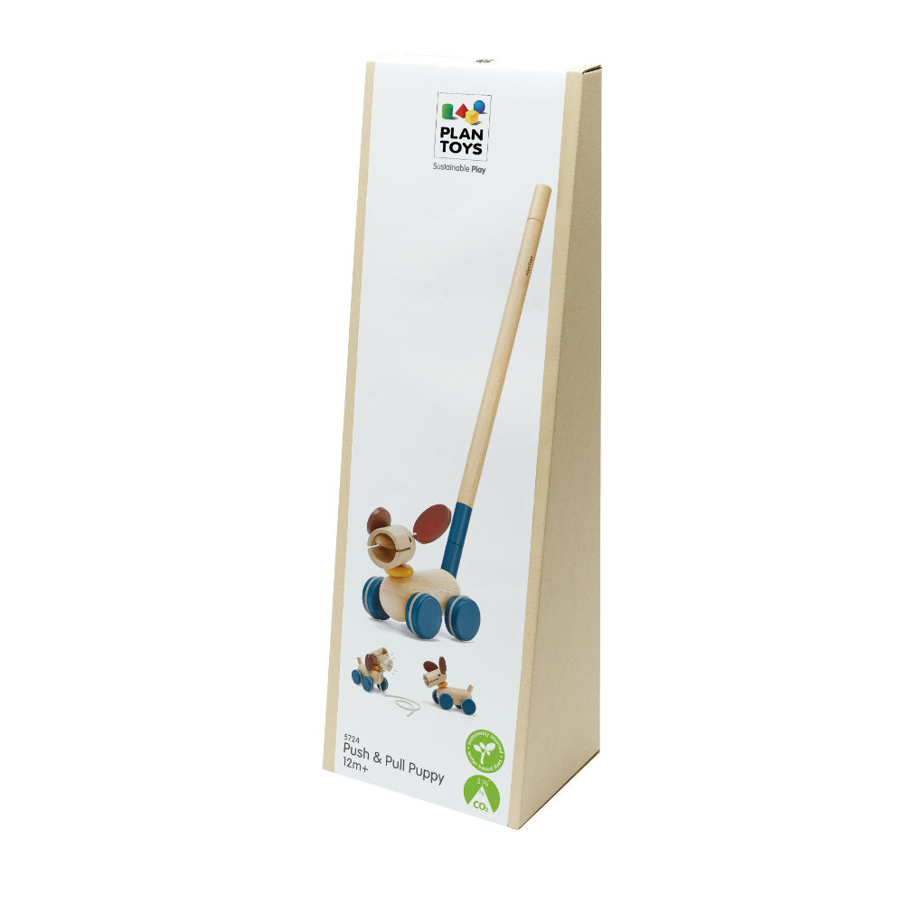 PlanToys | Nachziehtier Welpe