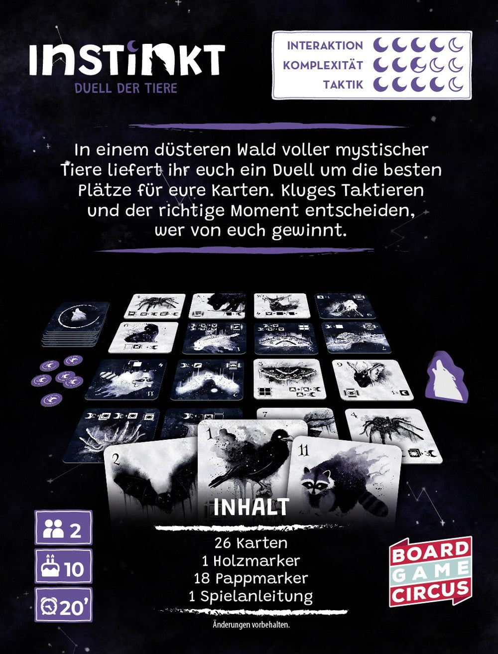 Board Game Circus | Instinkt - Duell der Tiere