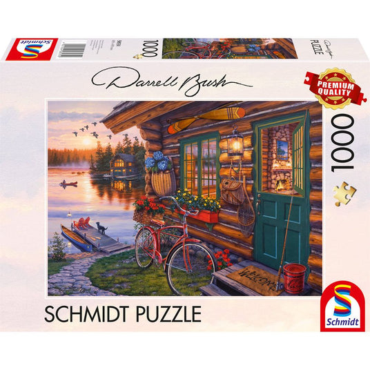 Schmidt Spiele | Seehütte mit Fahrrad
