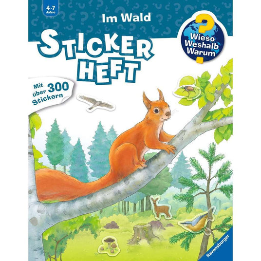 Ravensburger | Wieso? Weshalb? Warum? Stickerheft: Im Wald