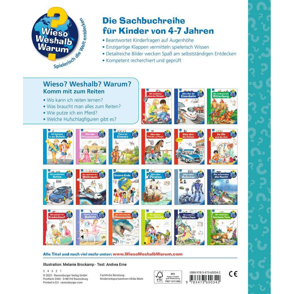 Ravensburger | Wieso? Weshalb? Warum?, Band 73: Komm mit zum Reiten