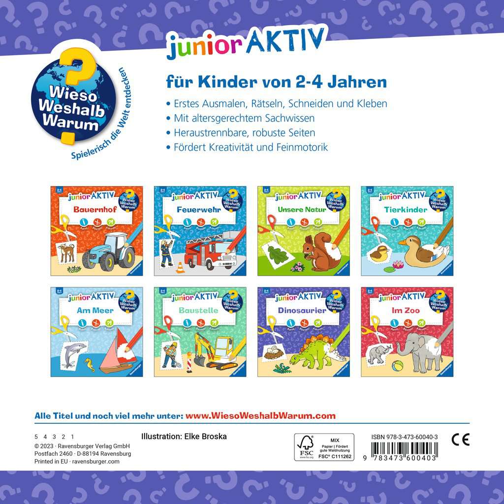 Ravensburger | Wieso? Weshalb? Warum? junior AKTIV: Dinosaurier