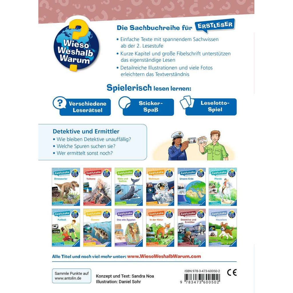 Ravensburger | Wieso? Weshalb? Warum? Erstleser, Band 11: Detektive und Ermittler
