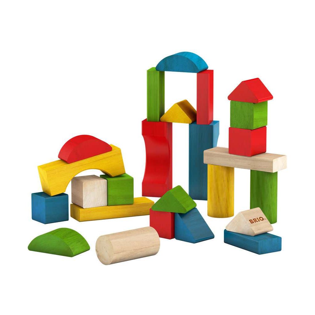 BRIO | Bunte Holzbausteine 25Teile