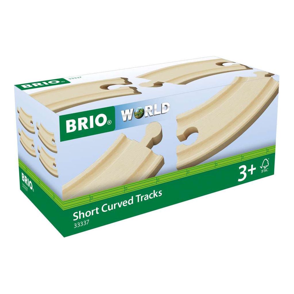 BRIO | Kurze gebogene Gleise (E1)