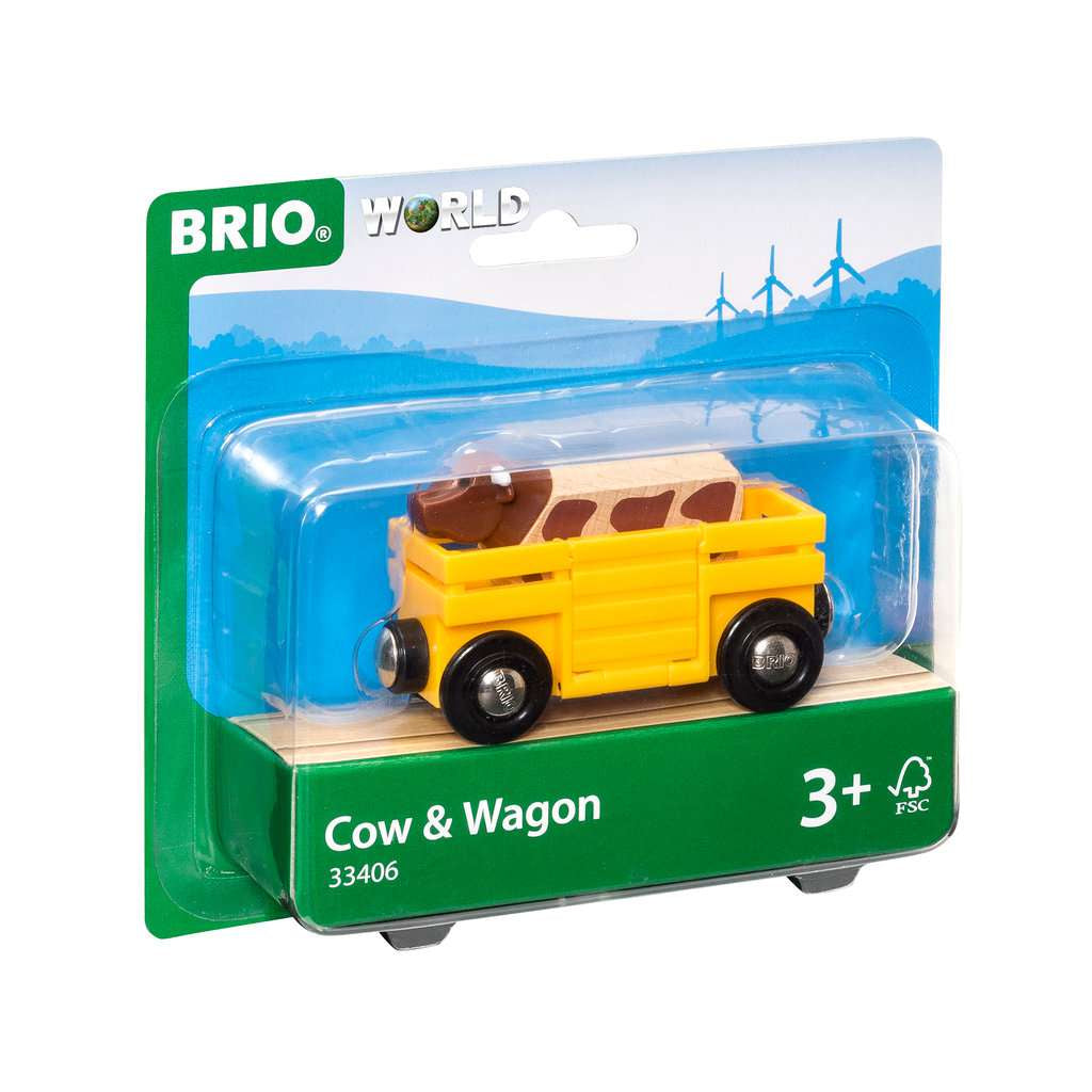 BRIO | Tierwagen mit Kuh