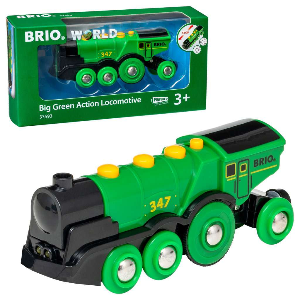 BRIO | Grüner Gustav Batterielok
