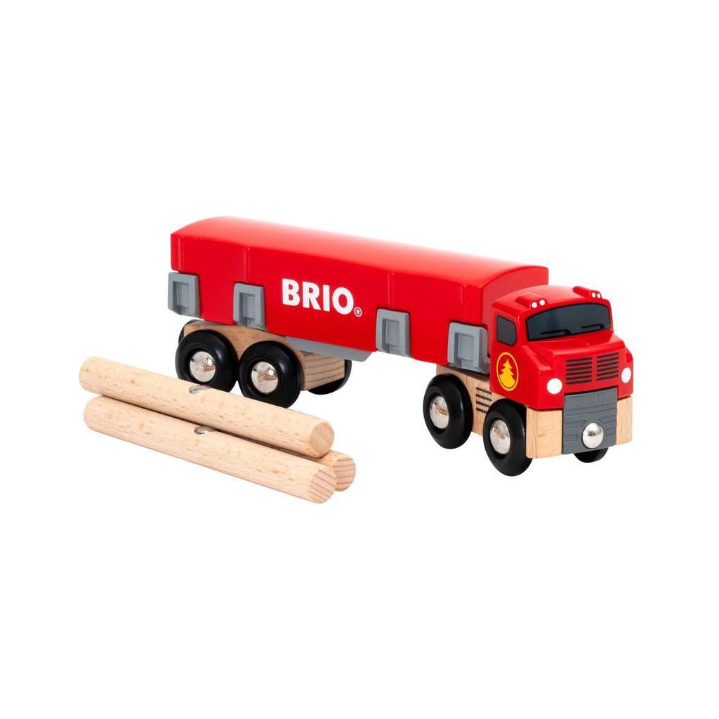 BRIO | Holztransporter mit Magnetladung