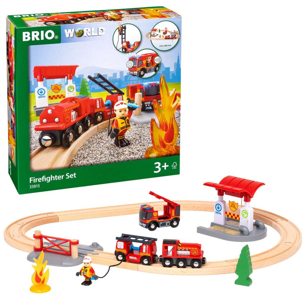 BRIO | BRIO Bahn Feuerwehr Set