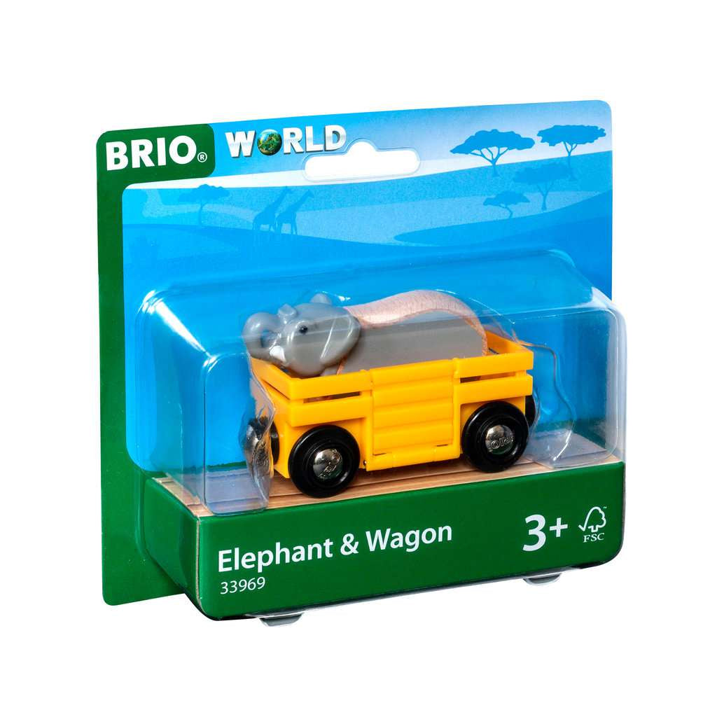 BRIO | Tierwaggon Elefant