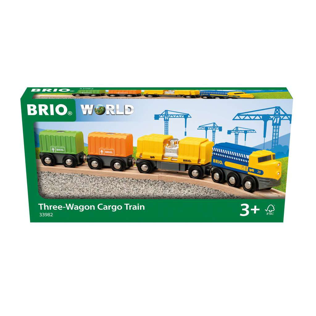 BRIO | Güterzug mit drei Waggons