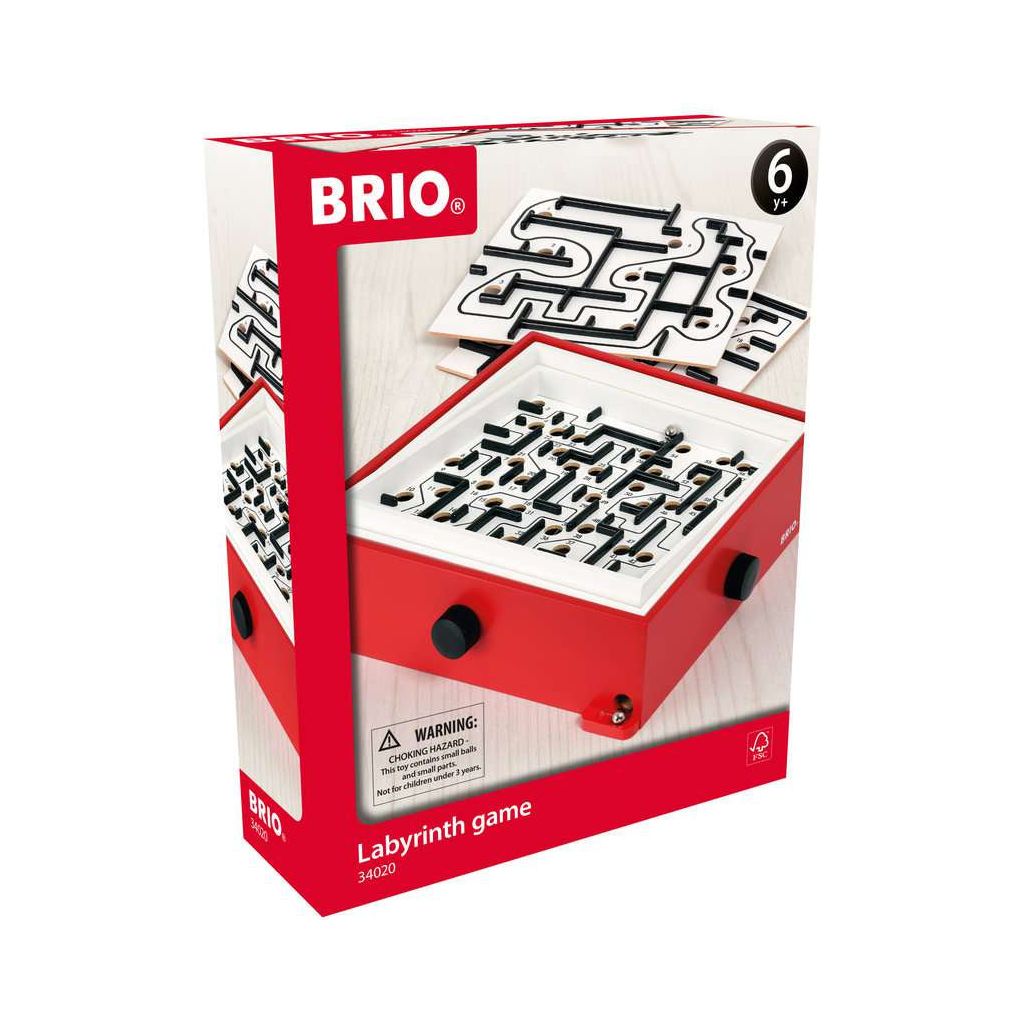 BRIO | Labyrinth mit Übungsplatten, rot