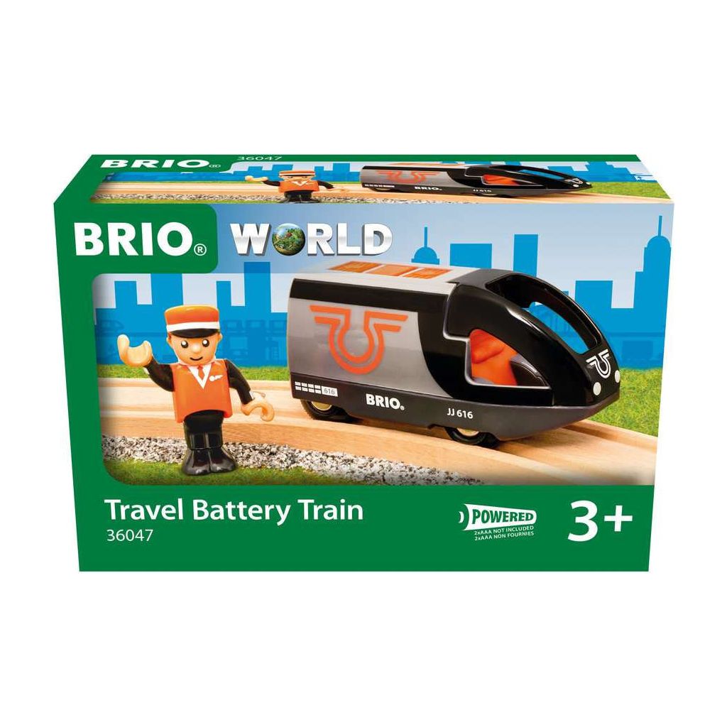 BRIO | Orange-schwarzer Reisezug
